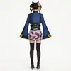 Disfraz de Cosplay Gato Azul de Black Butler, Cheongsam de Gato Azul, Cosplay de Chica Madura, Atuendo de Cosplay Cheongsam en Stock