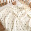 Fabricante Venta al por Mayor Manta para Recién Nacido Delgada de Algodón Tejido Estampado de Dibujos Animados Edredón Envoltura para Swaddle para Bebé Recién Nacido Edredón
