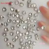 Broca de uñas transparente blanca de fondo puntiagudo transfronteriza tamaño mixto decoraciones broca con forma de uña diamantes de imitación joyería de diamantes DIY al por mayor