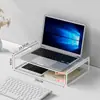 Suporte para Gabinete de Computador de Mesa com Rodízios Suporte para Gabinete Base Elevatória para Escritório Casa Bandeja Prateleira de Armazenamento