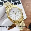 Relógio Série Log Pulseira de Aço Inoxidável 904L Rolex Calendário Relógio Mecânico À Prova D'água Moda Masculina Clássico Relógio de Pulso Masculino