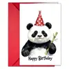 Juego de Sobres para Tarjeta de Cumpleaños Feliz Tamaño Grande Amazon Temu Ilustración de Panda Lindo Tarjeta de Cumpleaños