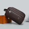 Bolsa de Mão Portátil Masculina Grande Capacidade Bolsa de Mão para Escritório de Negócios Bolsa de Alta Qualidade para Deslocamento Armazenamento de Moedas e Celular