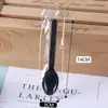 Colher descartável embalagem para viagem plástico grau alimentício espessado garfo colher para salada de frutas sobremesa embalagem individual americano
