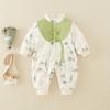 Ropa de Bebé Otoño e Invierno Nuevo Mono Delgado de Algodón para Niños y Niñas Bebé Estilo Chino Acolchado de Algodón Grueso Ropa de Kayak para Escalar Fuera del Camino