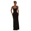 Nueva ropa sexy europea y americana para mujer, transfronteriza Amazon Maillard vintage corsé de ballena lentejuelas adelgazante vestido largo