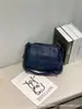 Bolso de Hombro Individual de Moda con Doble Correa, Bolso Cruzado Bordado de Gran Capacidad, Bolso Casual Simple Europeo y Americano para Mamá para Viajes Tendencia