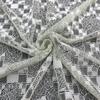 Nova marca de tecido de renda de nylon da marca de roupas femininas geométrica vestido feminino pequeno casaco acessórios