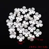 Tampas de Flor de Pérola Artificial Perfuradas em ABS, Pétalas de Flor de Plástico, para Pulseiras, Colares e Acessórios de Roupa Feitos à Mão DIY
