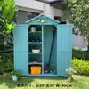 Gabinete de Almacenamiento para Exteriores, Madera Anticorrosiva, Cuarto de Almacenamiento Moderno a Prueba de Sol, Balcón de Jardín, Caja de Herramientas para Patio, Gabinete Varios