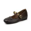 Altura Interior Tacón Cuadrado Estilo Fragante 2025 Zapatos Preciosos para Mujer 2025 Zapatos de una Sola Capa Retro con Mary Pequeño Nueva Llegada Primavera y Otoño Pequeño