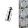 Lámpara de grifo LED giratoria 360 grados control de temperatura/boquilla luminosa universal de cambio de color 8001-B13-6