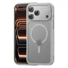 Adecuado para Iphone17 Skin-Sensitive Funda Magnética para Teléfono Apple 16Promax Transparente PC Mate Anti-Caídas Cubierta Protectora 15
