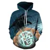 Productos Transfronterizos Serie Qlzwk Sudadera con Capucha Deportiva Impresión Digital 3D Periféricos de Anime Cosplay