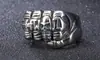 Anillo de titanio Haiteng joyería pulido dominante tendencia acero inoxidable personalidad anillo de hombre precio de fábrica lote directo