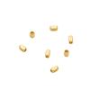 Joyería DIY Conservación de Color Accesorios de Cobre Cuentas de Agujero Medio 14K Cobre Chapado en Oro Real Cuentas Rectangulares Cuentas Geométricas Hechas a Mano