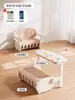 Sofá Plegable para Niños, Escritorio de Estudio con Silla, Integrado en el Hogar, Práctico Escritorio para Garabatear y Escribir, Escritorio de Dibujo, Escritorio de Estudio, Niño Pequeño
