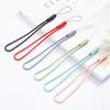 Cross-border silicone cordão de pulso alto-falante U disco ventilador curto silicone telefone móvel cordão multi-cor opcional