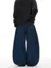 Jeans Scimitar Lavados Retro Americanos Color Original para Hombres y Mujeres, Nuevos Pantalones Casuales Versátiles de Pierna Ancha Sueltos de Moda