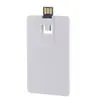 Pen Drive USB Cartão de Metal 4g Ultra Fino Estilo Cartão de Visita Logo Gravado a Laser Brinde Corporativo Pen Drive de Pequena Capacidade