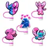 Cubierta de Paja de Dibujos Animados 10 mm Cubierta de Paja Reutilizable Adecuada para Beber a Prueba de Polvo Accesorios para Tazas de Vidrio