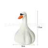 Artesanía de resina de pato de ajo fea adorable transfronteriza almacenamiento de llaves linda decoración de escritorio pequeños adornos pato