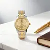 Relógio Masculino Clássico À Prova D'água Calendário Ponteiro Luminoso Negócios Pulseira de Aço Dominador Quartzo Não Mecânico Relógio de Pulso a Quartzo