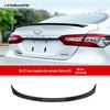 Adequado para Camry 18-23 8 gerações, versão original dos EUA, cauda frontal, pá, asa superior, pequeno, lateral envolvente, asa fixa