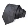 Corbata Negra de Lujo para Hombre, Corbata de Color Sólido de 8 cm, Corbata con Logo Personalizado para Hombres
