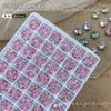 Decoraciones para Uñas de Azúcar de Roca de Cristal de Alta Calidad con Pedrería sin Fondo, Deslumbrantes Pedrería Cuadrada para Uñas Blancas y de Colores
