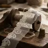 Accesorios para Vestido de Mujer de Encaje Bordado de Malla Tencel Estilo Nuevo, Accesorios de Encaje para Textiles del Hogar Suaves y Transpirables Venta al por Mayor