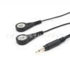Cable de Electrodo Dinámico ECG Uno a Dos 2.5 Tono Único Macho a Hebilla Hembra de Electrodo de 4.0 Electroterapia Multifuncional Belleza