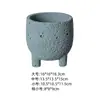 Maceta de Cemento Shengyu Creativa Personalizada Superficie Lunar Nórdica ins Simple Maceta para Suculentas Maceta de Trípode para Interiores