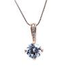 Collar con colgante clásico coreano para mujer, joyería transfronteriza con microincrustaciones de circonitas, chapado en oro, venta al por mayor