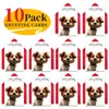 Conjunto de Envelopes para Cartão de Aniversário Novo Transfronteiriço Padrão de Cachorrinho de Pelúcia Fofo Cartão de Mensagem Dobrável