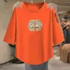 Nueva colección Primavera/Verano 2026: Camiseta casual versátil, elegante y moderna con mangas de tres cuartos, diseñada para crear un efecto adelgazante para mujeres
