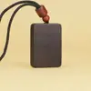 Colgante de Madera Fulminada con Aspecto de Jade, Madera de Azufaifo Fulminada para Artículos Taoístas, Suministro Mayorista de Fábrica para Plataformas de Transmisión en Vivo