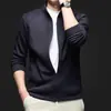 Chaqueta para Hombre 2026, Nuevo Estilo Otoño, Cierre Casual de Color Sólido Cárdigan Camiseta para Hombres Jóvenes y de Edad Media, Chaqueta Casual para Hombre, Ropa para Hombre