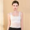 Huaye Verano Nuevo Camisola de Seda Top de Tubo para Mujer, Corte Slim con Almohadillas en el Pecho, Seda de Morera Ropa Interior Básica Antiexposición Sujetador Wrap