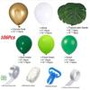 Conjunto de cadena de globos para decoración de fiesta temática de jungla, exclusivo transfronterizo, con diseño de pato acuático, globo azul y verde oscuro, serie Forest