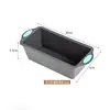 Forma de Silicone Personalizada para Bolo Forma de Assar de Cozinha Forma Redonda Quadrada para Pão Forma de Pão Resistente a Altas Temperaturas Forma para Bolo