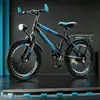 Bicicleta Infantil Modelo Nuevo para Niños y Niñas, Adecuada para Niños Mayores, con Cambios, Bicicleta de Montaña de 18-20- 22-24 Pulgadas