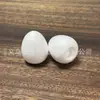 Ovos de Espuma Brancos Sólidos de 6,2 cm Que Ficam em Pé, Ovos Educacionais de Páscoa DIY para Jardim de Infância, Ovos de Espuma