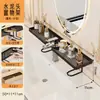 Estante de Almacenamiento Vertical para Grifo Baño Lavabo Estante de Secado sin Taladro Lavabo de Baño Portacepillos de Dientes Pasta de Dientes