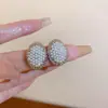 Pendientes ovalados de perla simples para mujer Nuevos 2024 pendientes populares de alta calidad moda de lujo ligero pendientes para el día a día