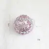 Bola de Navidad rosa bola de espuma decoración de árbol de Navidad colgante de Navidad decoración de Navidad DIY adorno colgante adorno de copa de árbol estrella