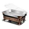 Bandeja Rectangular de Acero Inoxidable para Asar Pescado para Uso Doméstico, Plato Comercial para Mariscos, Parrilla de Carbón, Horno de Carbón para Asar Pescado