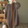Novo Estilo Artístico Doce Estilo Camisa Plissada de Renda Feminina Vestido Pulôver de Manga Longa de Comprimento Médio
