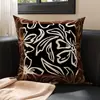 Cojín decorativo estilo francés de lujo ligero cojín de respaldo soporte lumbar tela funda de almohada de cama sala de estar sofá cojín respaldo con relleno