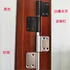Bisagra de Baño Cocina Inodoro Aleación de Aluminio Bisagra de Ventana Oscilobatiente Sin Taladro Desmontable Aluminio Espacial Bisagra de Ranura